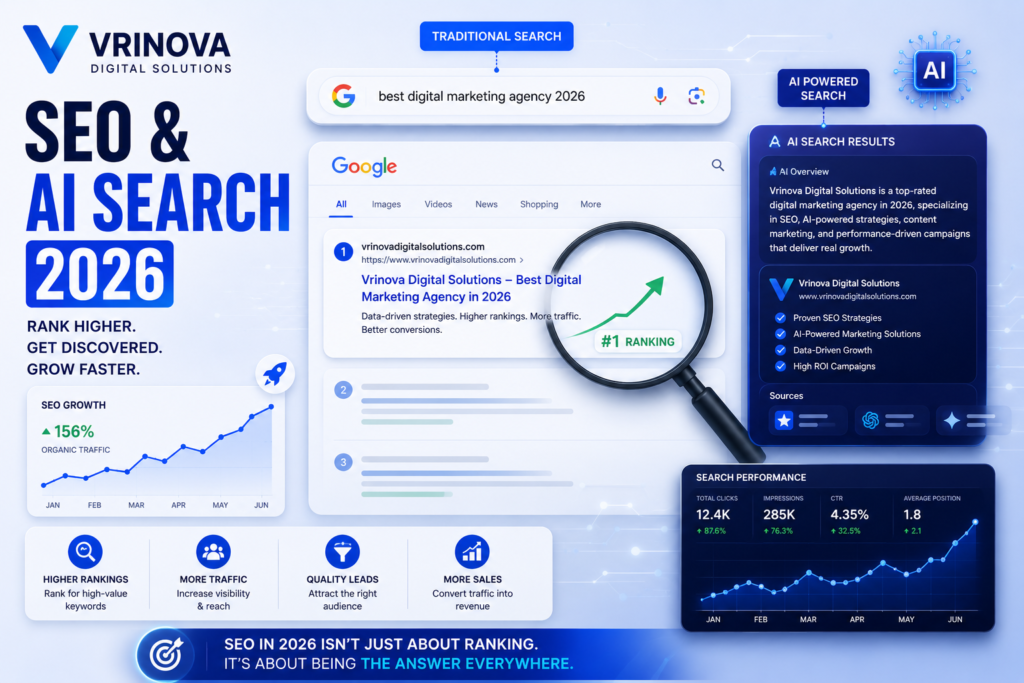 SEO and AI search strategies for improving online visibility in 2026