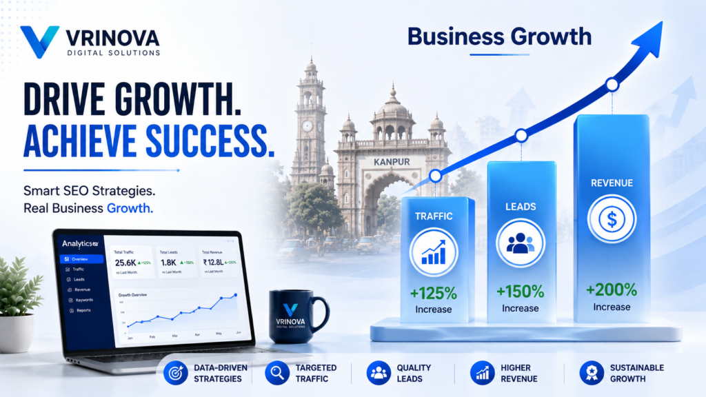 Organic website traffic growth using SEO strategies